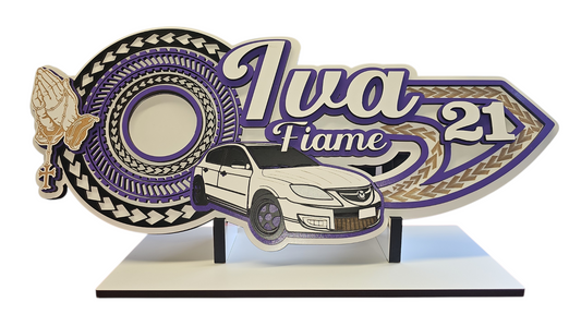 21st pacifica key with mazda car and praying hands