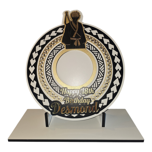 Character & Pacifica Birthday wood Plaque