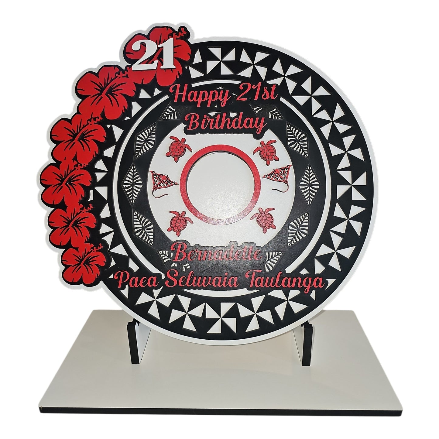 Tongan birthday plaque