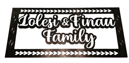Personalised Tongan Samoan Wall Art