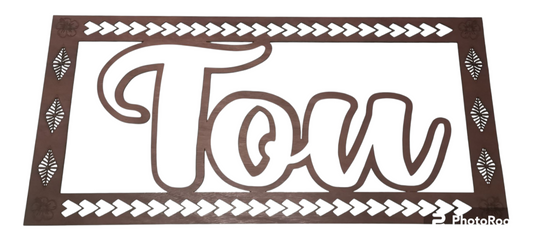 Personalised Tongan Samoan Wall Art