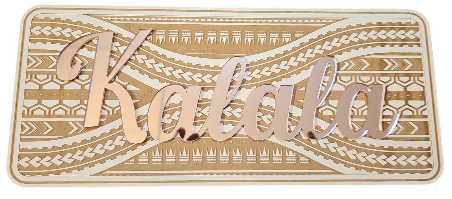 Pacifica Name Plates - Design 2