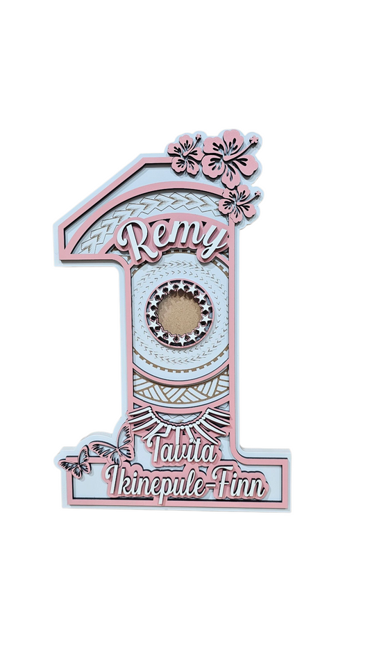 CDW255 - 1st birthday engraved key
