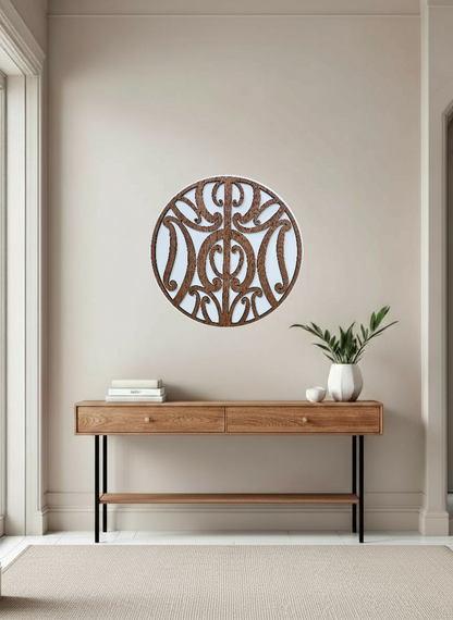 Round Koru Wall Art