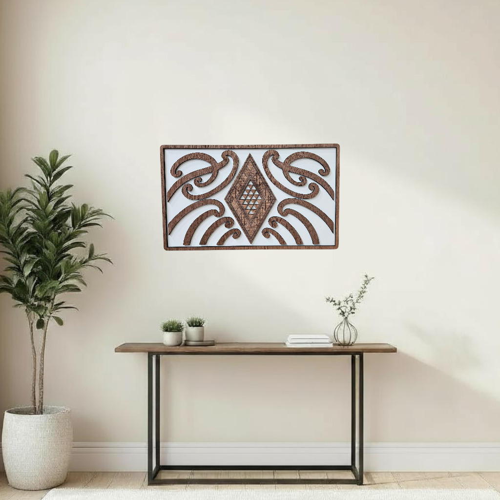 Maori Rectangular Wall Art - CUSTOM Designz Workshop