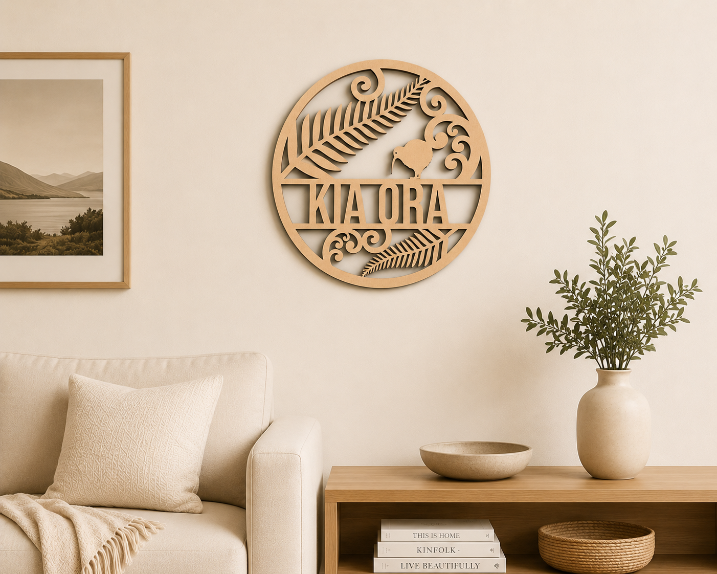 Kia Ora Kiwiana Wall Art