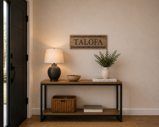 Talofa Greeting Plank