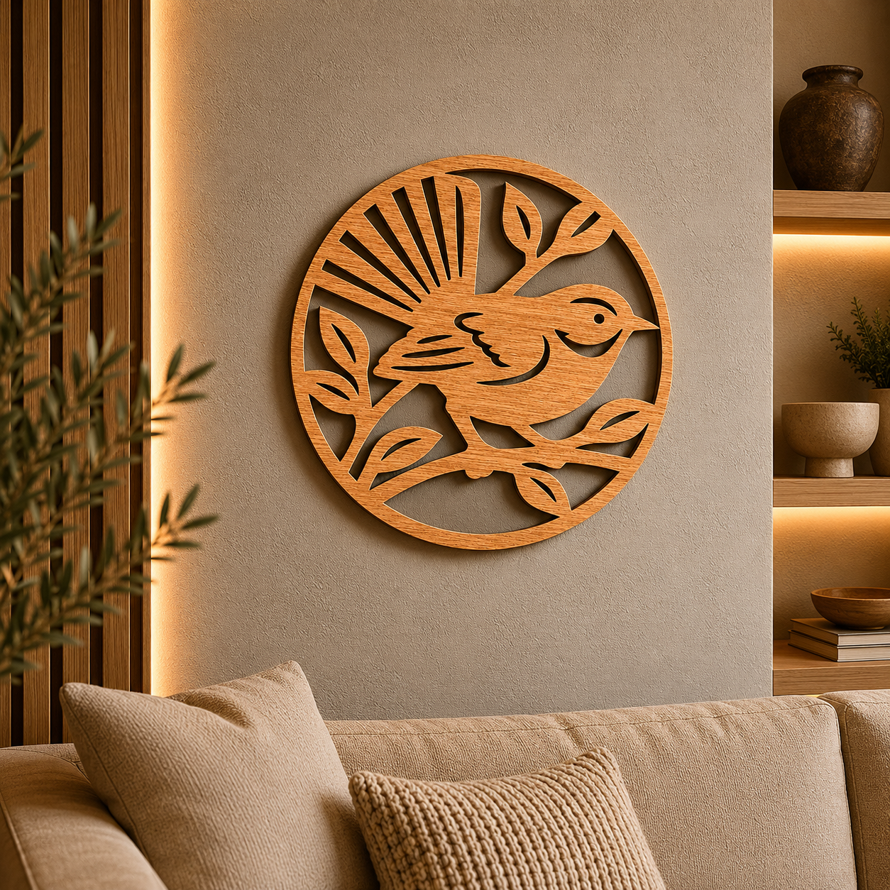 Fantail Kiwiana Wall Art