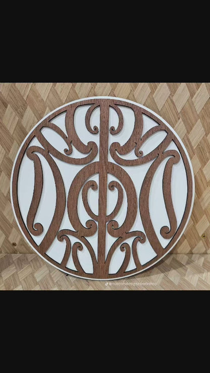 Round Koru Wall Art