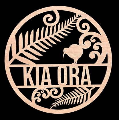 Kia Ora kiwiana sign